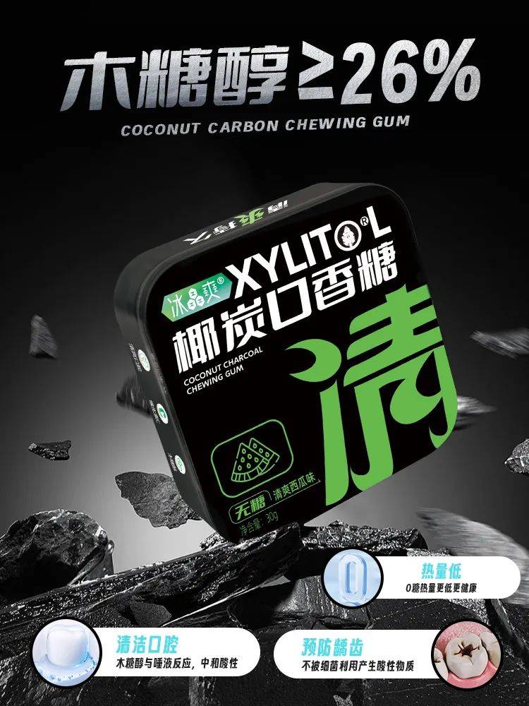 口香糖正掀起糖果界“黑科技”风暴尊龙凯时网打破常规！这款黑黑的(图5)